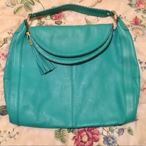 Onna Ehrlich Turquoise Rachel Hobo New